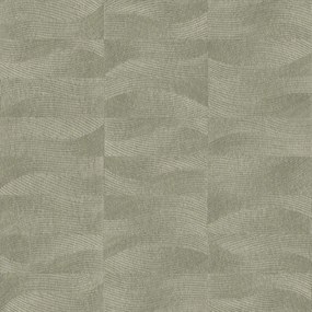 Decoprint Terra Nova Fine Relief zöld geometrikus texturált vlies tapéta – TN29022