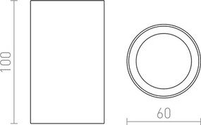 RENDL GAYA bílá 230V LED GU10 8W