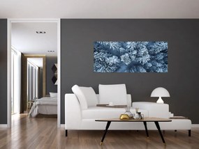 Kép - Havas erdő (120x50 cm)