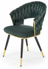 K551 szék, sötétzöld
