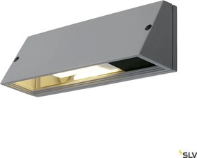 SLV 230034 PEMA Modern Kültéri Fali Lámpa Átlátszó, Szürke E27 IP65