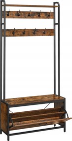 Ipari gardróbszekrény ruhaakasztóval és zárható cipősszekrényrel