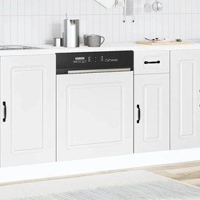 mosogatógép panel Kalmar fehér 60x1,5x67 cm műanyag fa