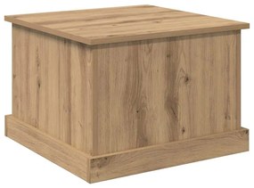 Dohányzóasztal kézműves tölgy 50 x 50 x 35 cm Faanyag