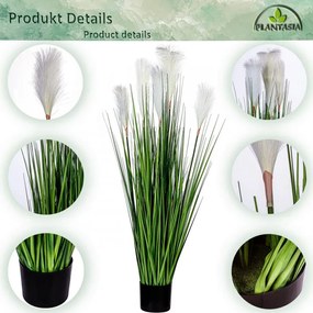 PLANTASIA Műnövény 120 cm fehér virág