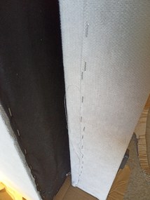 AKCIÓ Kihúzható U alakú ülőgarnitúra VENORIA 285x146 cm, krémszínű + 2 díszpárna INGYEN II. osztály