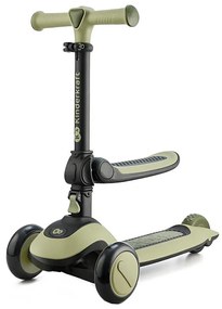 KINDERKRAFT - Gyermek roller 2in1 HALLEY Grassland