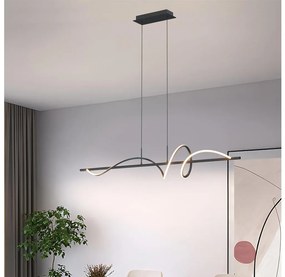 ONLI - LED Csillár zsinóron TWIST LED/30W/230V 4000K fekete