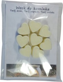 Szív viasz kandallóhoz 100% Szója, illatosított illat választható