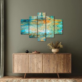 A kék absztrakció képe (150x105 cm)