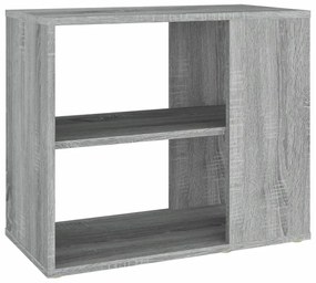 szürke sonoma színű szerelt fa kisszekrény 60 x 30 x 50 cm