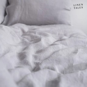 Világosszürke egyszemélyes len ágyneműhuzat 135x200 cm – Linen Tales
