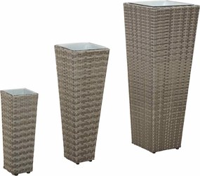 vidaXL Kültéri Készlet 3 pcs Fém