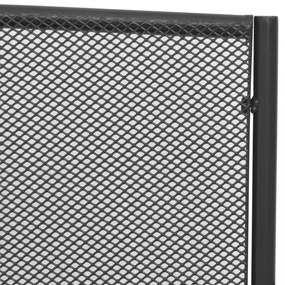 antracitszürke rácsos acél kerti pad 108 cm