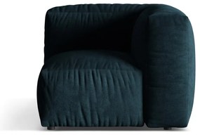 Sötétkék bársony kanapé modul (variálható sarok) Martina – Micadoni