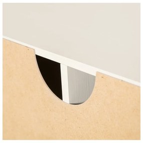 Krémszínű borovi fenyő TV-állvány 181x56 cm Miller – WOOOD
