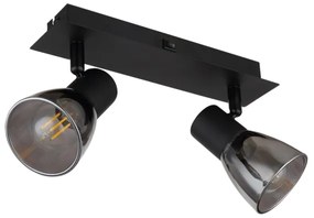 Globo 54307-2 - Fali spotlámpa CLAUDE 2xE14/40W/230V fekete