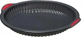 Almás pite sütőforma 26cm szilikon szürke