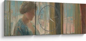 Kép - Childe Hassam, The New York Window, reprodukciók (órával) (90x30 cm)