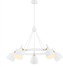 ARGON 2117 CHARLOTTE Modern Csillår Fehér, Sårgaréz E27 IP20