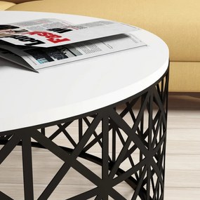 Selin Metal Ferforje - White