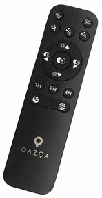 Négyszögletes fekete mennyezeti ventilátor, dimmelhető LED-del - Climo