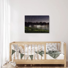 Kép - Esős este (üvegen) (70x50 cm)