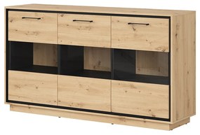 Vitrin Pont KOM3W (artisan tölgy + matt fekete). 1063040