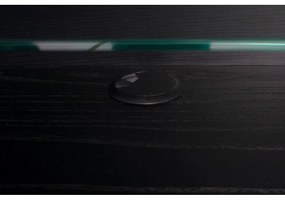 Barbier tolóajtós fekete komód - Zuiver