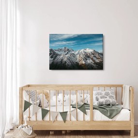 Havas csúcsok képe, Fiordland (90x60 cm)