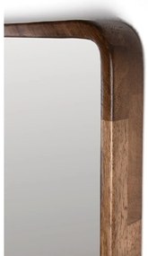 Fali tükör tömörfa kerettel 34x120 cm Nyko – White Label