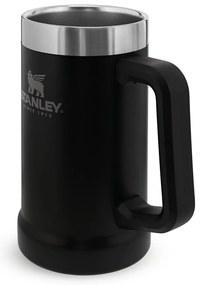 Fekete rozsdamentes acél termobögre 700 ml The Big Grip Beer Stein Black – Stanley
