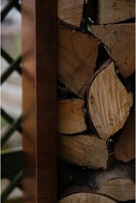 Stora Kerti fáskamra 80 x 80 x 40 cm, corten CORGARDEN 1038