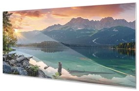 Wallplex konyhahátfal Napsütötte Táj (Méret: 60x180)