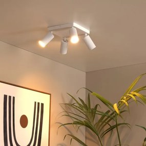 Lucide 09939/14/31 - CLUBS spotlámpa 4xGU10/40W/230V fehér