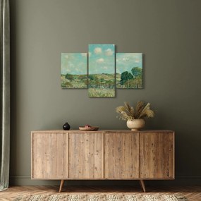 Kép - Alfred Sisley,  Meadow, reprodukciók (90x60 cm)