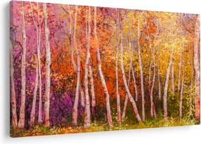Egy kép egy színes erdőről (90x60 cm)
