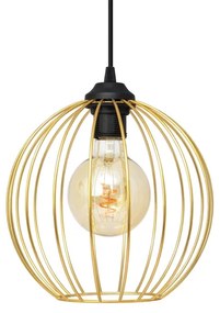 Csillár zsinóron MERCURE 2xE27/15W/230V arany/fekete