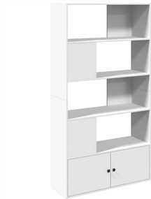 vidaXL fehér szerelt fa könyvespolc 100 x 36 x 189 cm