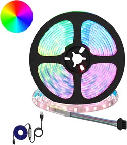 vidaXL LED szalag 2 pcs Fekete és Átlátszó 5500 mm Réz és műanyag