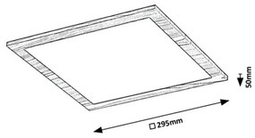 Rabalux 6907 Almond mennyezeti LED panel