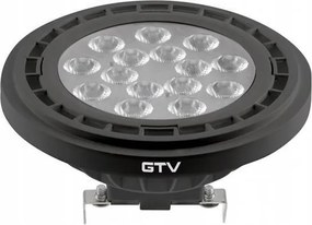 Led izzó A-g AR111 G53 12V DC 12,5W Ww 40st fekete Gtv