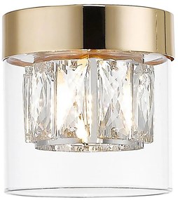 Zuma Line C0389-01A-F7AC - GEM mennyezeti lámpa 1xG9/28W/230V