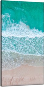 Vászonkép Tenger Hullámok Víz Tengerpart 40x80 cm Ajándéknak is tökéletes