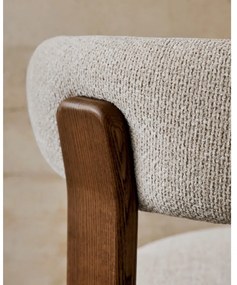 Barna-bézs kőrisfa étkezőszék Granite – Kave Home