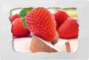 Poszterek 90x60 Friss eper Gyümölcsök