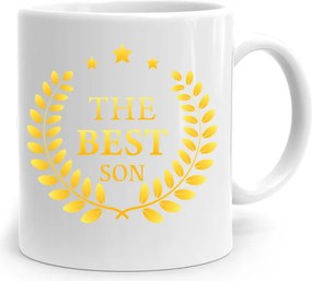 Ajándék Bögre A Gyermek Fiának The Best Son fényképes nyomtatással