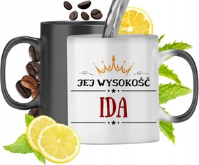 Mágikus bögre Ida-nak matt fekete, fényképes nyomtatással 330ml