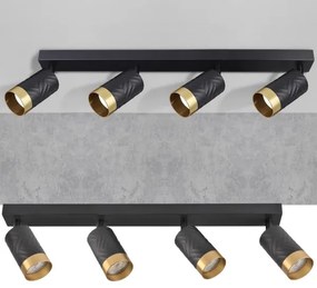 Spotlámpa ARRAS 4xGU10/10W/230V fekete