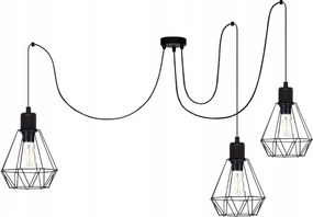 Mennyezeti Lámpa Lógó Gyémánt Loft Spider Fém